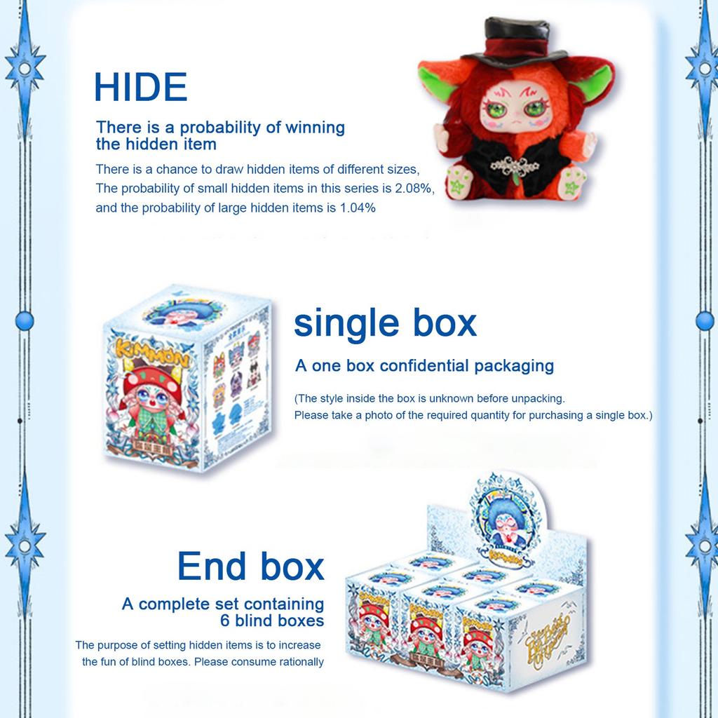 Cute Vinyl Plush Figures, Take A Of Bear Series Plush Doll, Kawaii Collectible Toys Figure Mystery Box For Birthday Gifts, Single Box