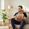 Autumn/Winter New Trend Loose Patchwork Color Block Raglan Sleeve Hooded Sweatshirt Men's Casual Pullover Outerwear