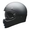 LEAD Motorcycle Full Face Scrambler Helmet RUDE Matte Black Free Size (Less than 57-60cm)