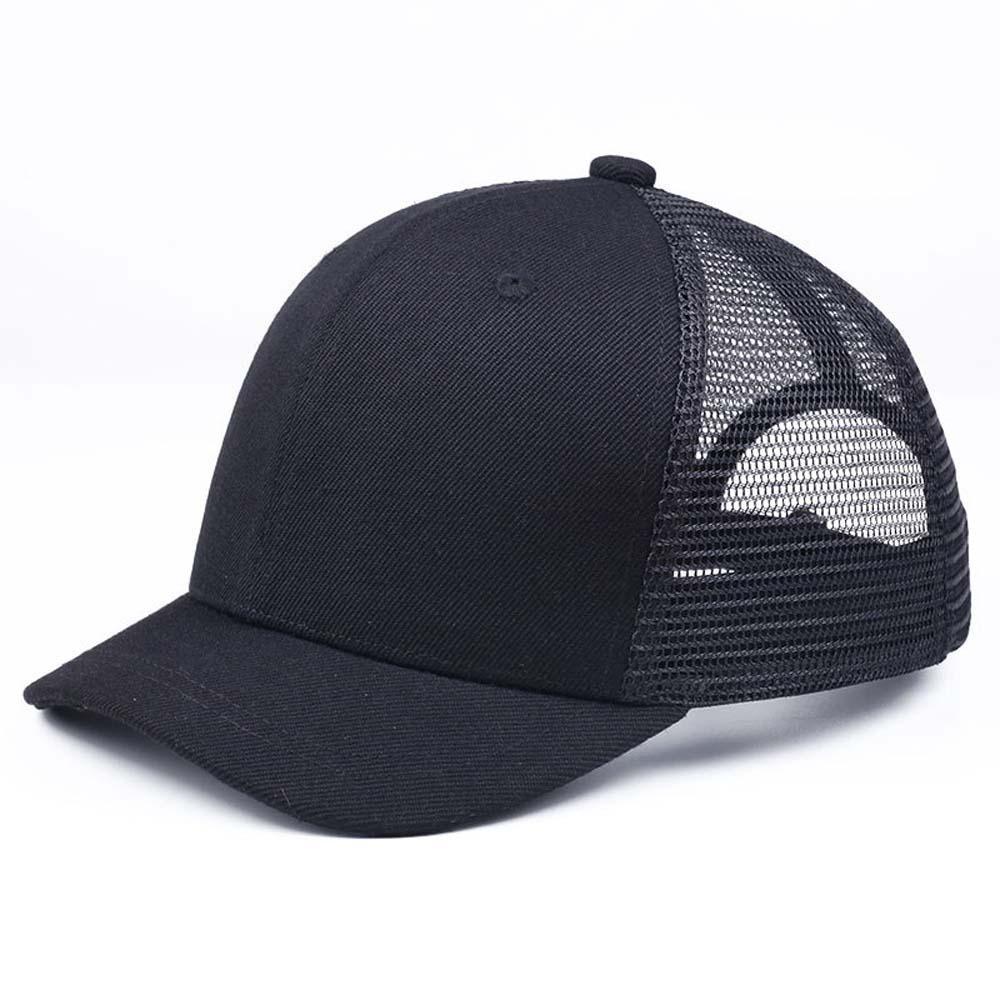 Short Brim Summer Baseball Cap Breathable Unisex Sunscreen Hat Trendy Mesh Peaked Cap Women