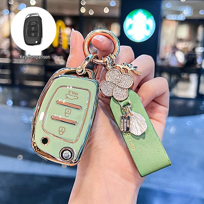 Beijing Hyundai Elantra, New Verna, Celesta Folding Key Cover for Women