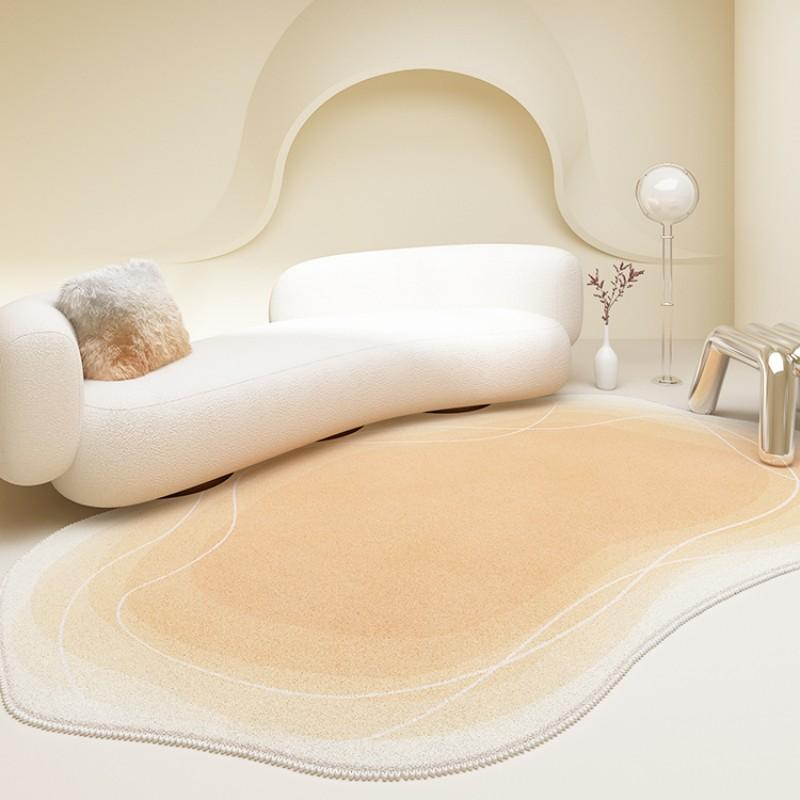 

Nordic Style Carpets for Living Room Irregular Plush Lounge Rug Fluffy Soft Children Carpet Home Solid Color Non-slip Floor Mat 80*120cm