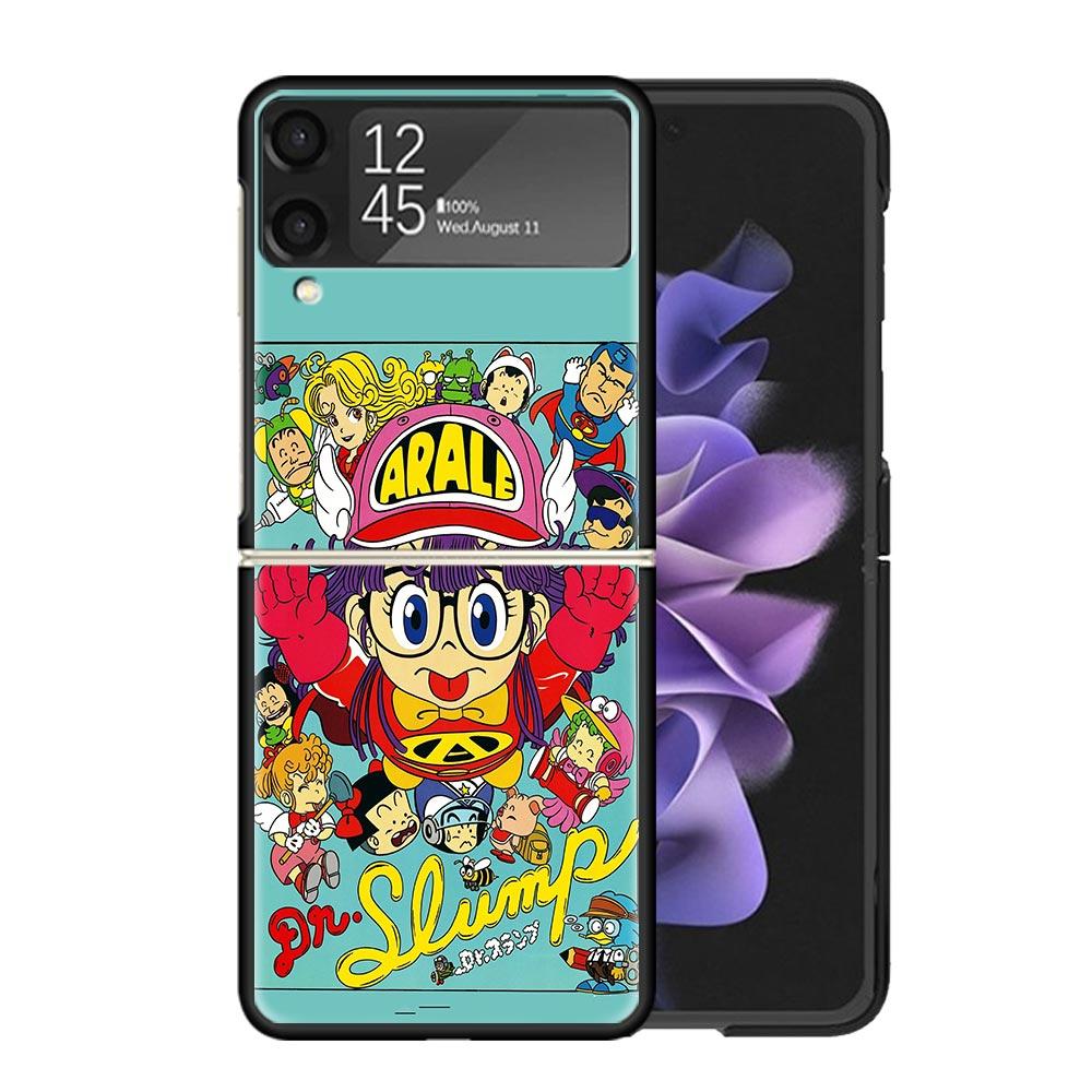 Arale Dr Slump Cases For Samsung Galaxy Z Flip 4 5 6 7 3 Z Flip7 Flip6 Flip4 Flip5 Flip3 5G Hard Shockproof Fundas Cover Galaxy