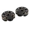 2pcs Portal Cover Plates Brass Portal Covers Weights for Capra for SCX10 III 1/10 RC Crawler Car Fro