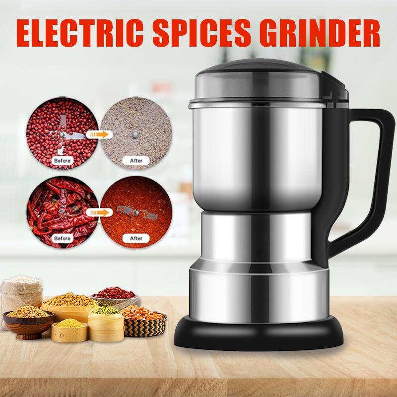 220V Multifunctional Electric Coffee Grinder Kitchen Cereals Nuts Beans Spices Grains Grinding Machine Home Coffe Grinder Machine