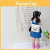 Charming And Playful White Canvas Backpack With Dog Design Perfect For Young Children
