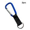 2pcs 13.2cm Webbing Spring Snap Hook Carabiner Lock Buckle  for Outdoor Camping Hiking
