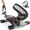 Sportsroyals 2-in-1 Stair Stepper Hydraulic Fitness Equipment with Cables