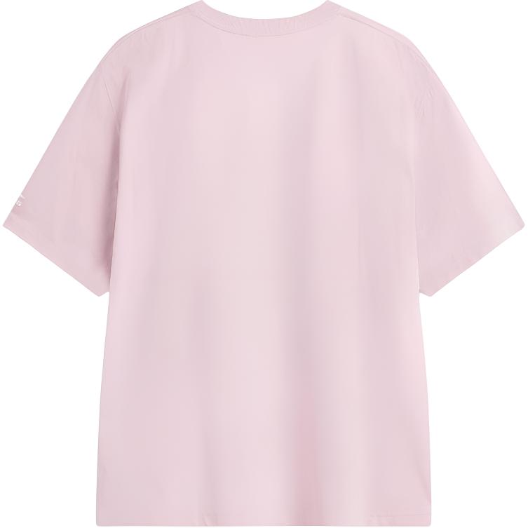 Li-Ning Letter Print Round Neck Pullover Comfortable Versatile Loose Short Sleeve T-Shirt Men Tops AHSV235-3