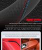 Genuine leather, hand-stitched non-slip steering wheel cover for BYD Dolphin 2021-2023 models.
