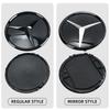 CSB1 Glass Mirror 188mm Front Grille Star Logo Emblem Badge for Mercedes Benz A B C E R V VITO S CLA CLB W176 GL GLE GLC GLS W205