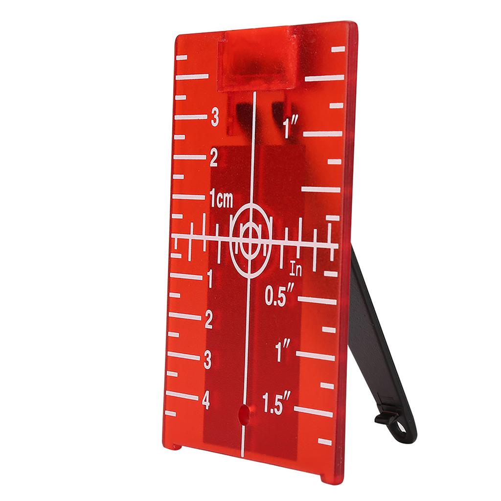 Piastra Bersaglio Livella Laser Piastra Bersaglio Magnetica con Gamba per Livella Laser a Linea Doppia Scala Piastra Bersaglio Magnetica