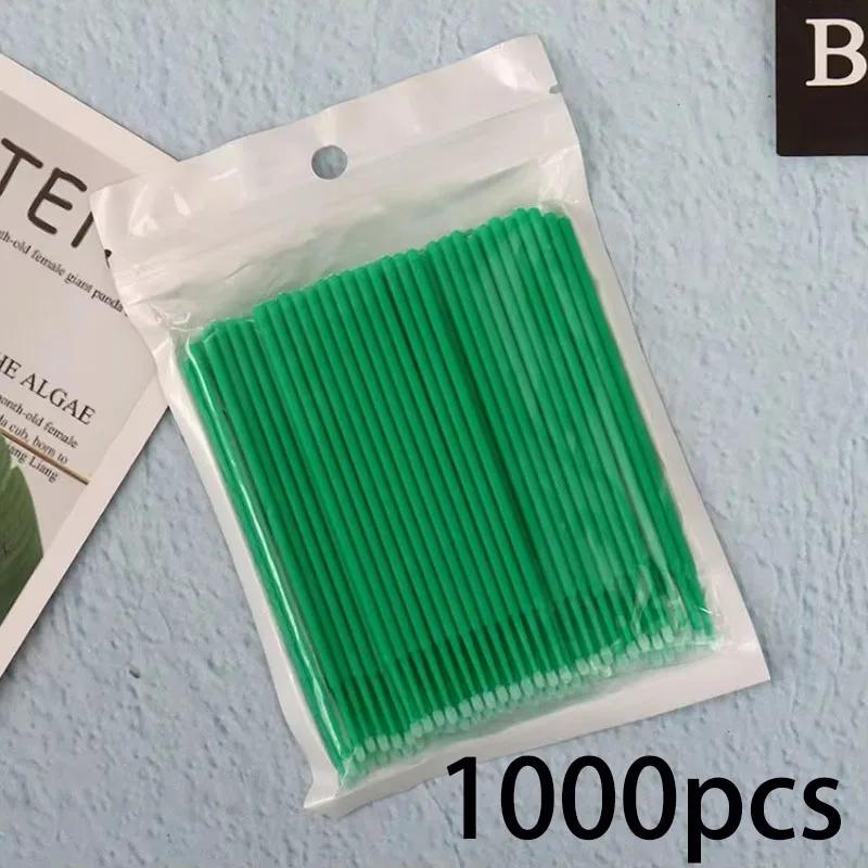 500 pcs-1500pcs Disposable Micro Eyelash Brush Heads Expanded Personal Eyelash Brush Heads Multi-purpose Micro Brush Heads QIWU