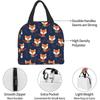 Cute Fox Thermal Lunch Bag for Women Insulated Lunch Box Leakproof Reusable Girls Lunchbag Office Work School Picnic Portable