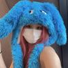 Cappello Peluche da Donna con Orecchie da Cucciolo Carine - Caldo Stile Autunno/Inverno con Laccetti e Protezione per le Orecchie