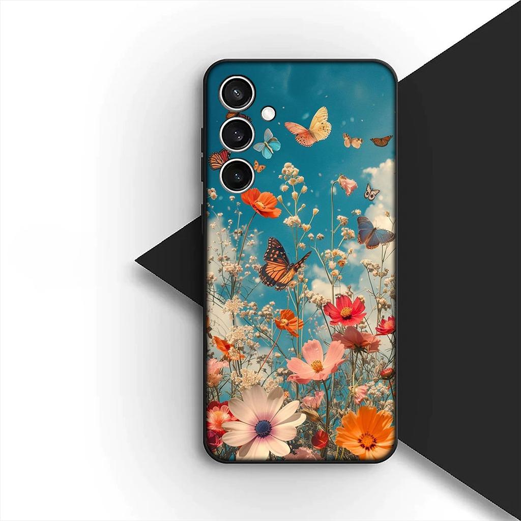 Casing for Xiaomi Redmi 15 15C A3 A4 A5 9A 9C NFC Note 9 8  Pro Phone Cover Protective Case Fresh Little Daisy Flower Wallpaper