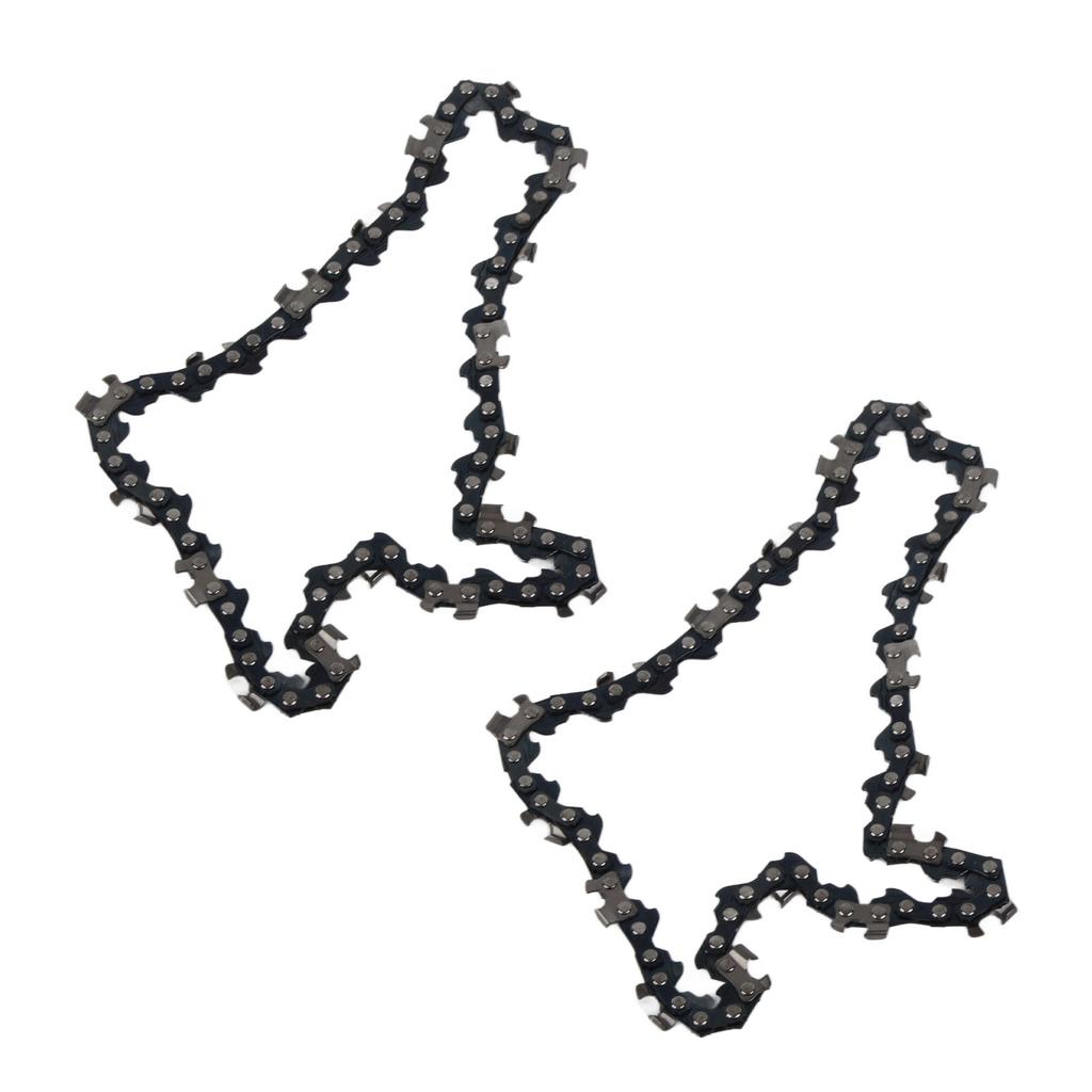 2Pcs Chainsaw Chain 6in 36DL Saw Cutting Blade Alloy Steel 36 Drive Links Set Kit for Woodworking