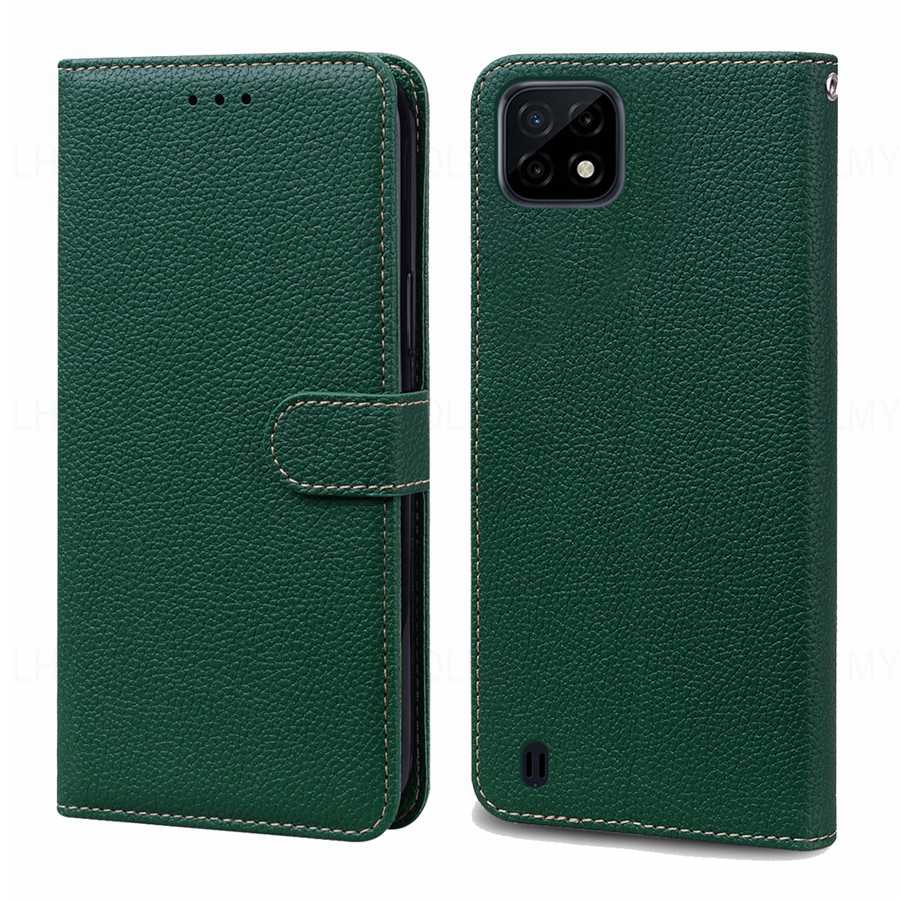 Litschi-Textur Leder Klapphülle Für Realme 9 11 8 10 12 Pro C21Y C63 C61 C71 OPPO A6X A5X A40 A54 A57 A96 A60 Reno 13 14 14F 13F Brieftaschen-Handyhülle