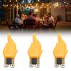 5Pcs LED Filament 1800K Diode Party Decoration Light Bulb Flame Shaped LED Filament Bulb Candle Light Easy to Use