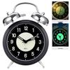 4-Inch Metal Silent Alarm Clock with Night Light - Ideal for Students and Children, Desktop Charging Silent Alarm Clock