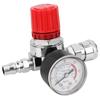 Druckregler Schalter Steuerventil Manometer mit Stecker Buchse für Luftkompressor