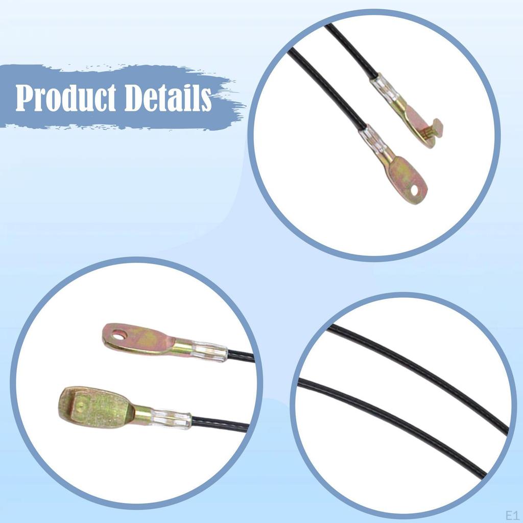 1 Pair Tailgate Cables Byc500070 for Defender Auto Parts Wire Rope Professional Rear Lift