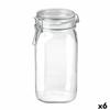 Récipient De Conservation Des Aliments Bormioli Rocco Fido Transparent Verre (1,5 L) (6 Unités)
