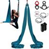 VEVOR Hamac Aerial din Mătase & Leagăn Yoga, 8,7 Yarzi, Kit Hamac Yoga Aerian cu Pânză de Nailon 100gsm, Echipament Complet de Suspendare & Ghid de Montare Ușoară
