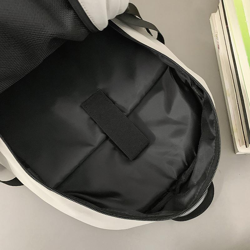 Schulranzen mit großer Kapazität für Studenten Damen Reise-Rucksack Einfarbiger Rucksack