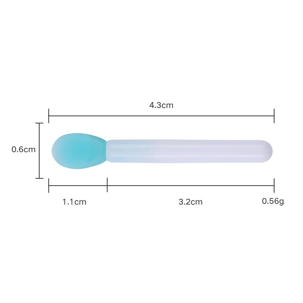 Silikonowy Pędzel do Ust z Osłonką Narzędzie do Makijażu oczu do Rozcierania Błyszczyka