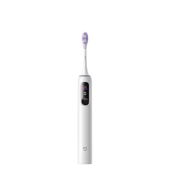 MIJIA Oszillierende Elektrische Zahnbürste Pro, Smart 4 Modi, IPX8 Wasserdicht Schallvibration Zahnbürsten, 180 Tage Akkulaufzeit -CN weiß