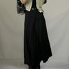 New ArrivAls Open Run Women WrAp Style A Line Asymmetric bAck bAnd Long Skirt