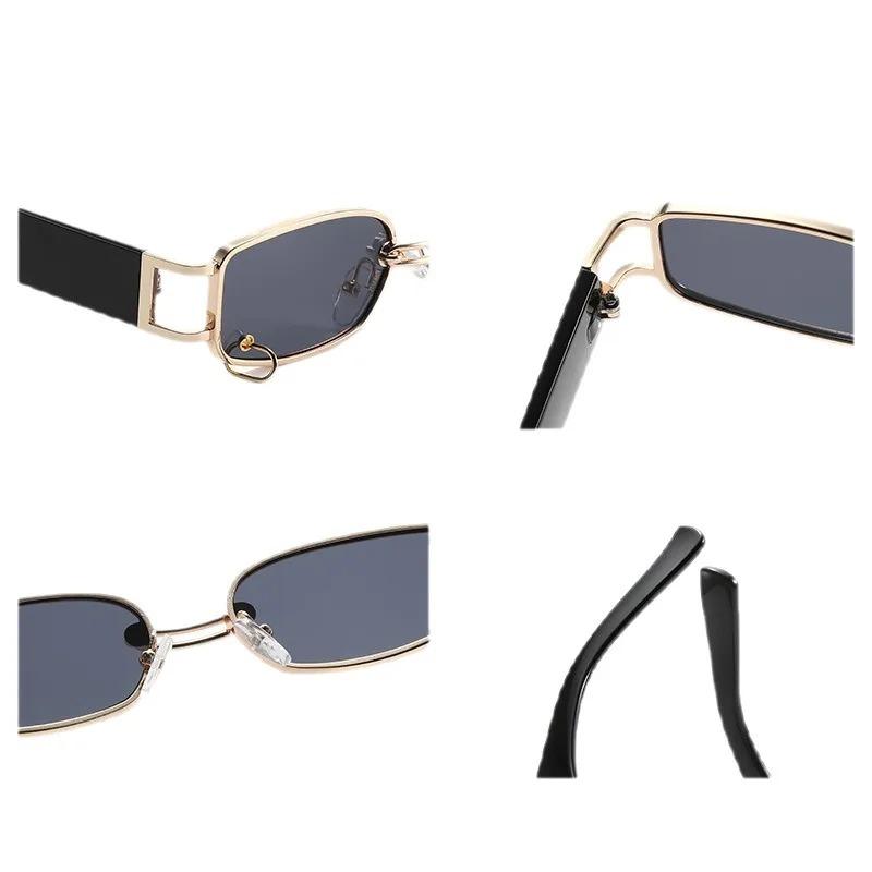 Fashion Rectangle Woman Sunglasses Brand Designer Vintage Square Punk Sun Glasses Men Shades UV400 Eyewear Gafas De Sol Mujer