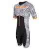 Zone Men Cycling Short Sleeve Swiming Suit Triathlon Bike Racing Tri Suit Maillot Ciclismo Swimming Running Clothing Skinsuit