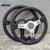 JDM Universal 330mm Steering Wheel Deep Dish Racing Sports Steering Wheel for Honda Toyota