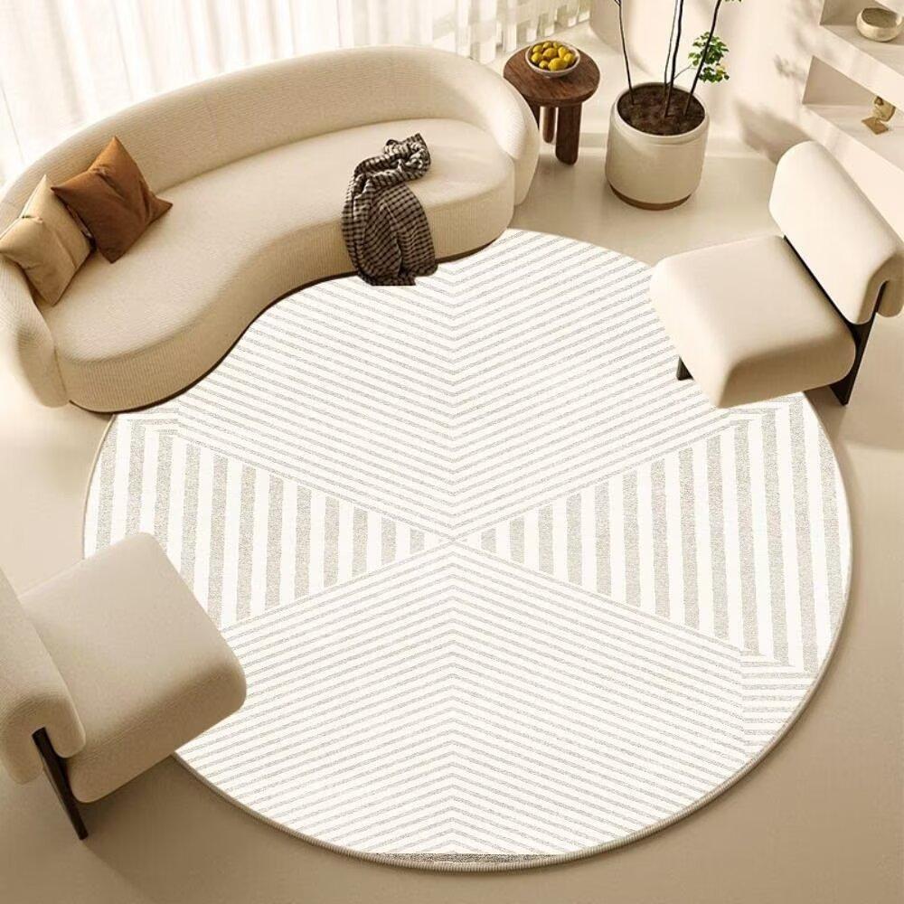 Round Carpet Bedroom Computer Chair Floor Mat Living Room Sofa Floor Mat Home Study Rocking Chair Foot Mat