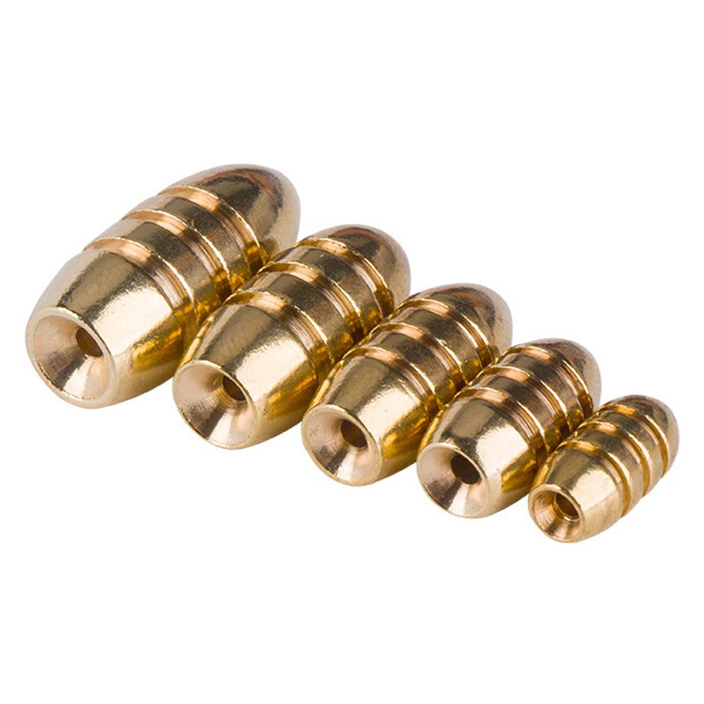 5 pieces/batch Texas 1.8g 3.5g 5g 7g 10g Jig Hooks fishing connectors, brass sinker weight, used for freshwater and saltwater fishing gear
