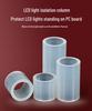 Nylon Insulating Spacer M4M5 Round Riser for LED Lamps and PCB Support