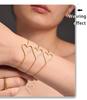 Qiong Yao Heart Zircon Clavicle Chain Bracelet - Light Luxury, Simple Women's Set