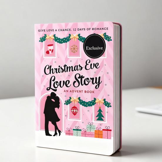 Juleaften Kjærlighetshistorie Notatbok Festlig Temajournal for Ferienotater Bærbar Dagbok Gave til Venner og Familie