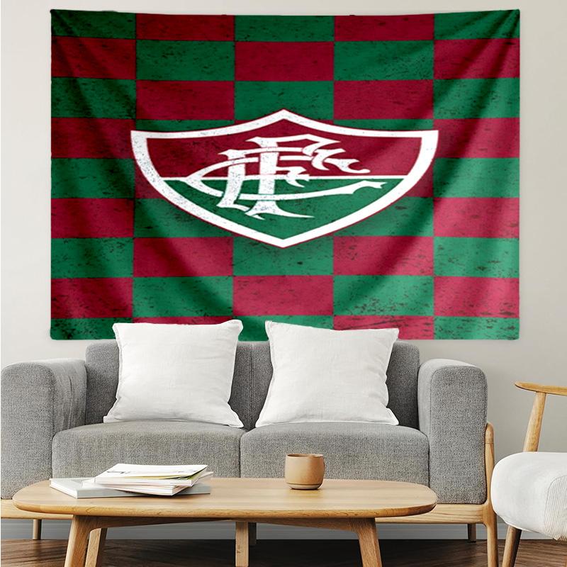 Flumi-nense Crest Wings Printed Printed Tapestry, for Bedroom,Livingroom, dormitory, Large Wall Decor, Fabric Decor Fan Birthday Gifts
