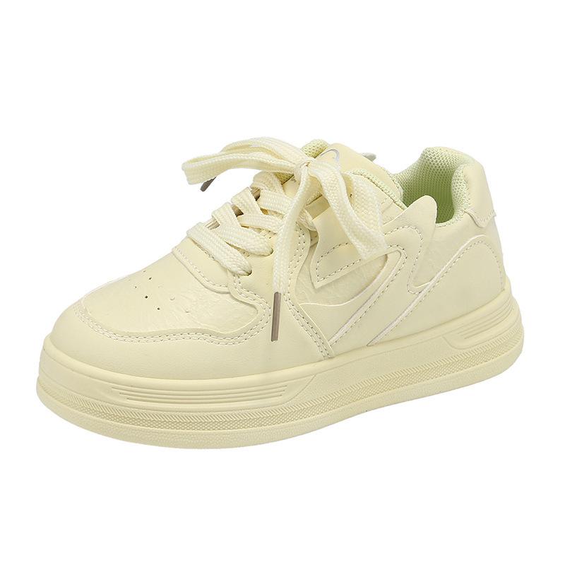 Niche 2025 Trendy Women's Thick-Soled White Skate Shoes - Versatile Casual for Spring & Autumn