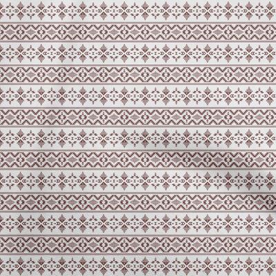 Cotton Flex Brown Fabric Tribal Sewing Craft Projects Fabric Prints By Yard 40 Inch