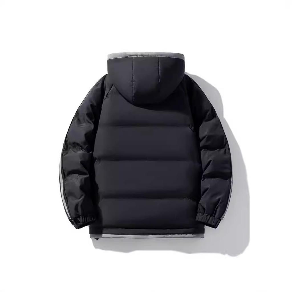 Autumn and Winter Men's Cotton Clothing New Large Size Cotton Clothing Warm Men's Thick Cotton Jacket Hooded Jacket for Men