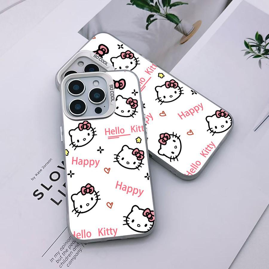 Hello Kitty Phone Case - Cute White Sanrio Design for Apple 16
