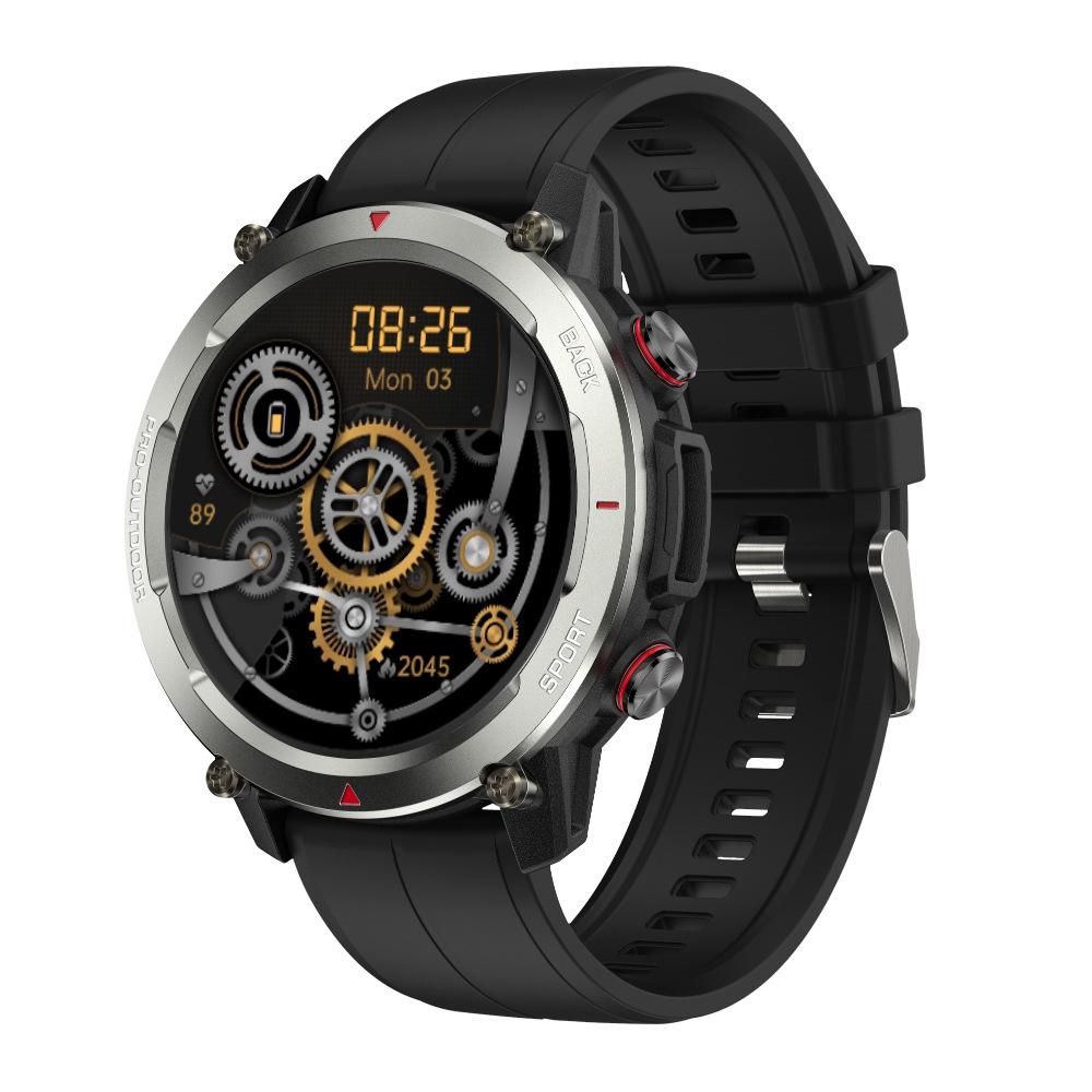 S55 Chytré hodinky: Unisex Vodotěsné Sportovní Hodinky s Monitorováním Srdeční Frekvence a Kyslíku v Krvi