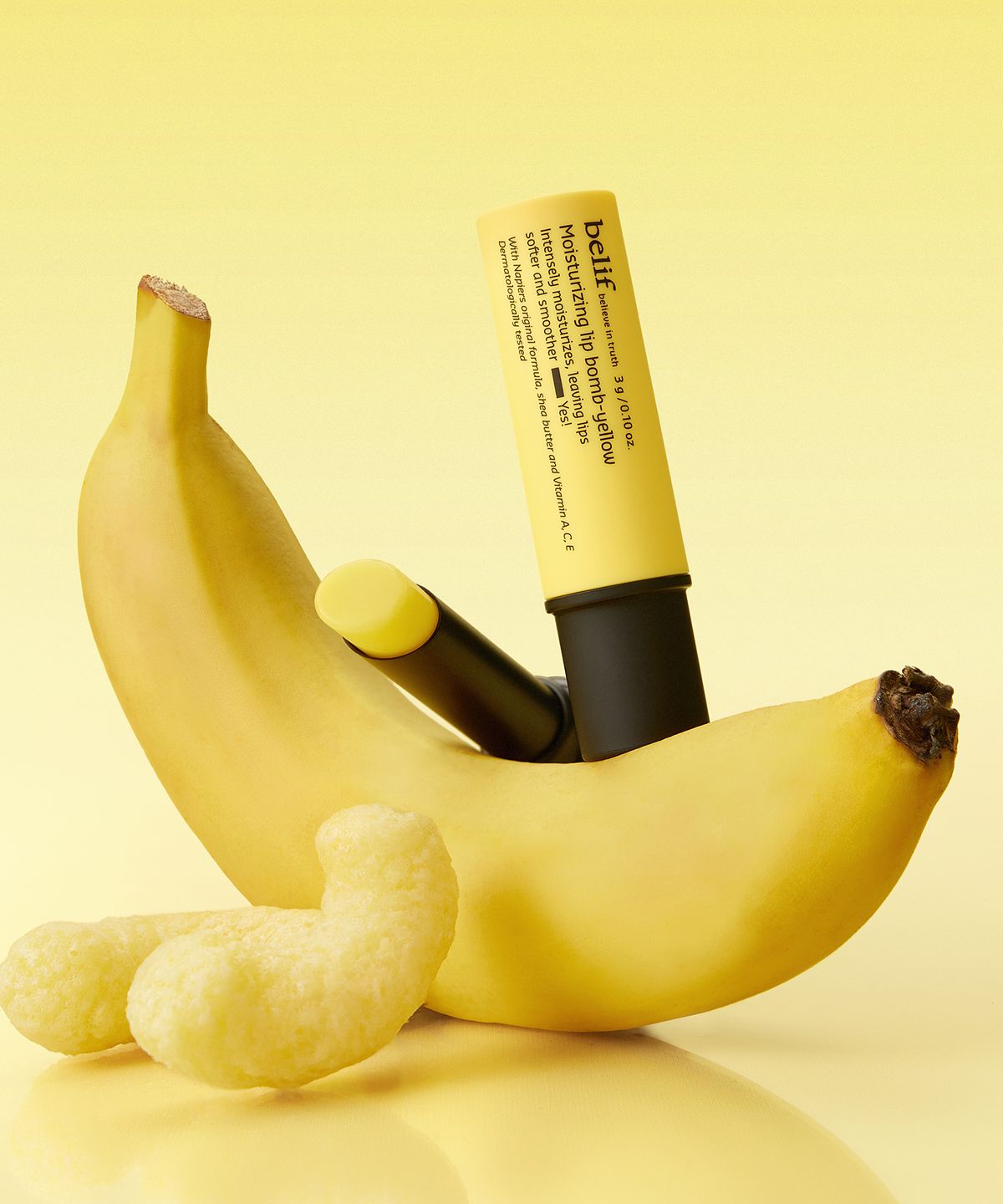 The True Cream - Moisturizing Lip Balm Banana Kick Edition