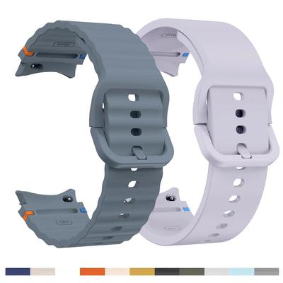 Armband für Samsung Galaxy Watch 7 FE 6 4 5 Pro 44mm 44mm/Classic 43 47mm 20mm Silikon Keine Lücken correa Armband Galaxy watch6 Armband