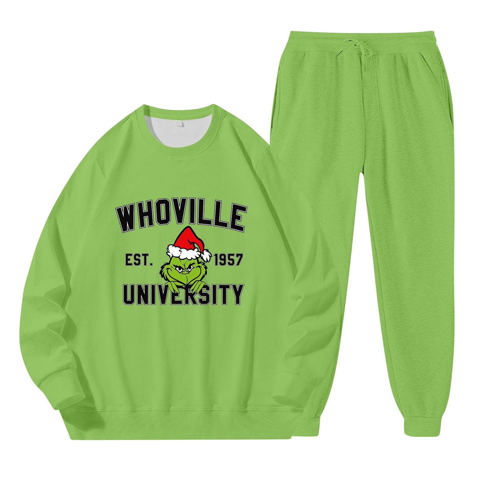 

Мужской и женский костюм с длинным рукавом и круглым вырезом с принтом Glitch, толстовка с капюшоном и штаны M