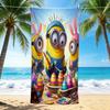 1Pc Easter Egg Adventure Beach Towel Quick Dry Multiuse For Beach Pool Gym Yoga Home Travel Christmas Halloween Xmas Gift S1268